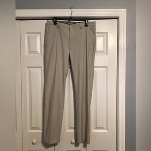Greg Norman Mens Golf Pants Khaki Stretch Size 34x32